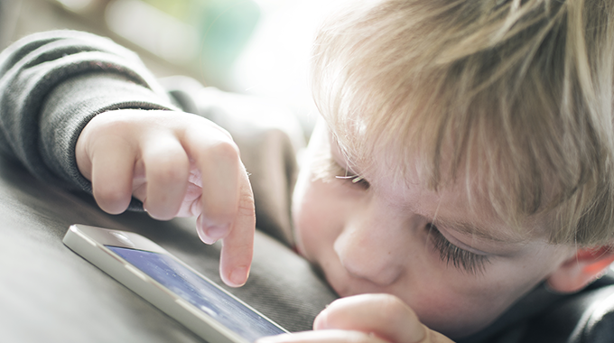 Boy on Phone