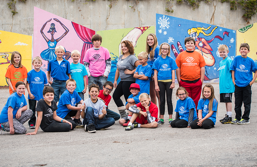 Boys & Girls Club Group Photo