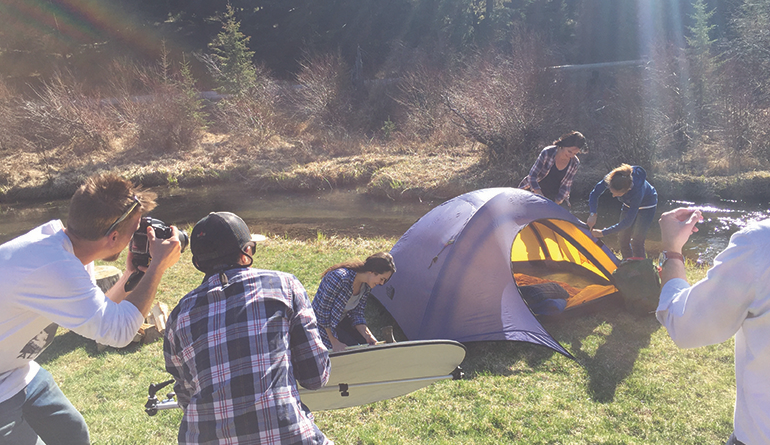 Camping Photoshoot