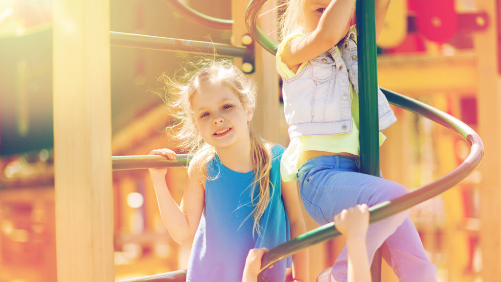 Girls on Playground