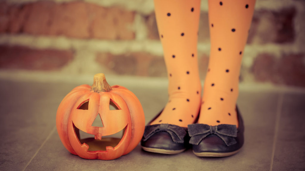 Pumpkin Girl Tights