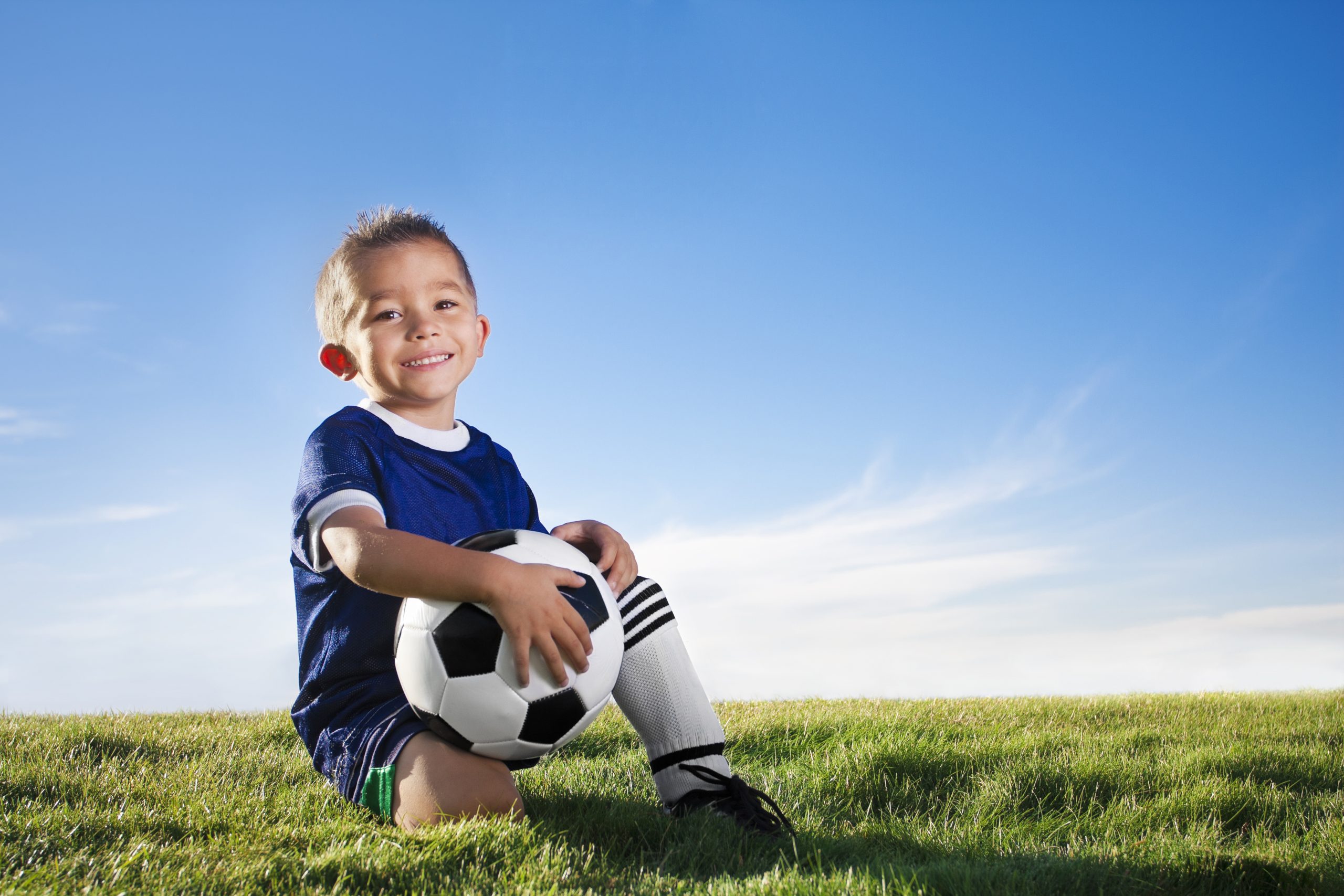 Soccer is easy to pick up for a lot of kids